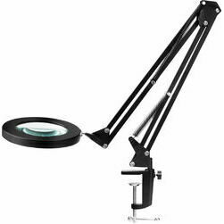black-led-table-top-magnifier-lamp-glow-308-kosmetologiceskaja-led-lampa-s-lupoj-glow-308