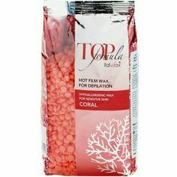 italwax-synthetic-hot-film-wax-top-formula-in-granules-sack-750g-coral